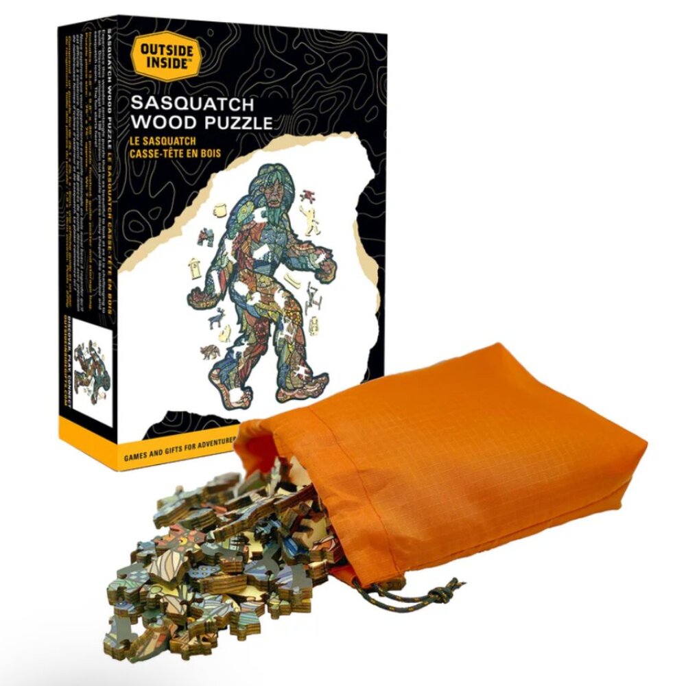 Outside Inside Sasquatch Wood Puzzle